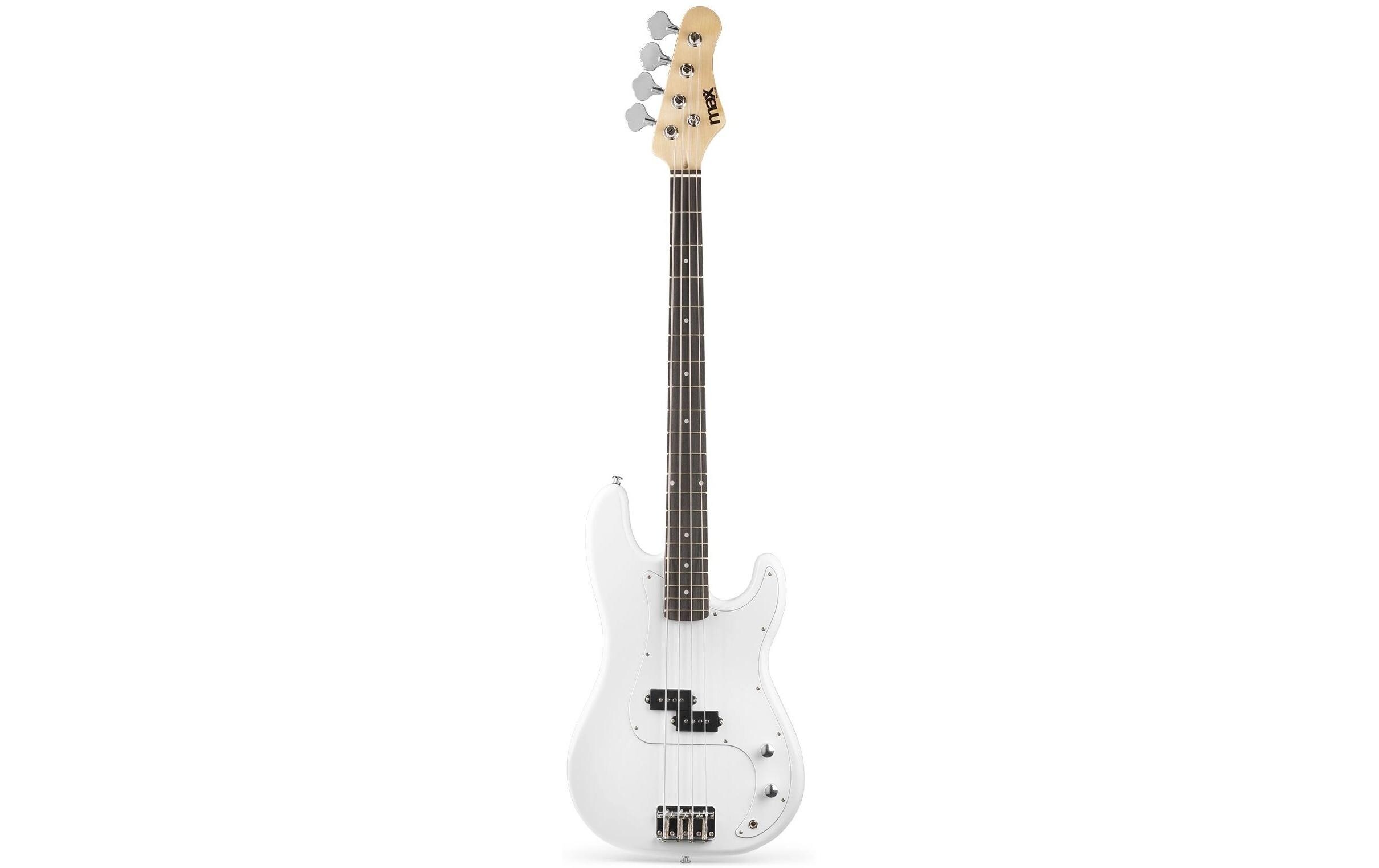 E-Bass GigKit Weiss<br>Bass Gitarrenset