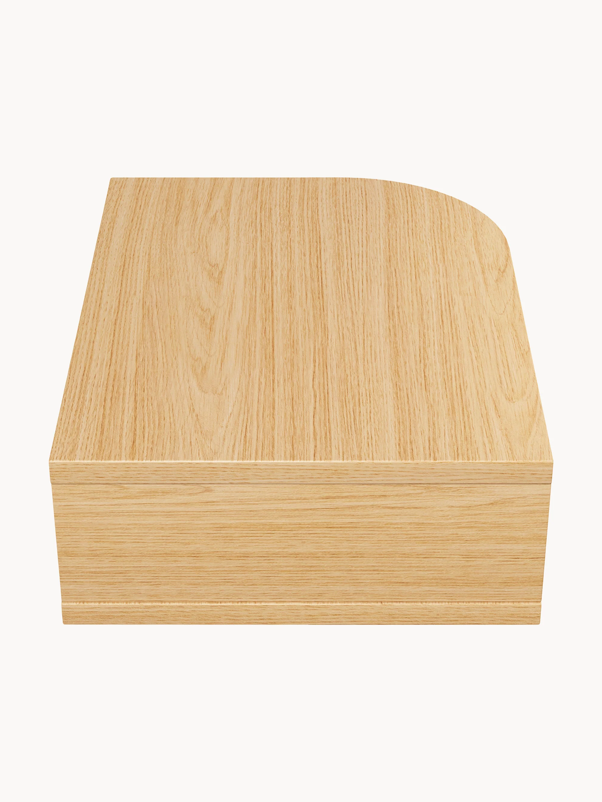 Houten wandnachtkastje Farsta Tambour met lade