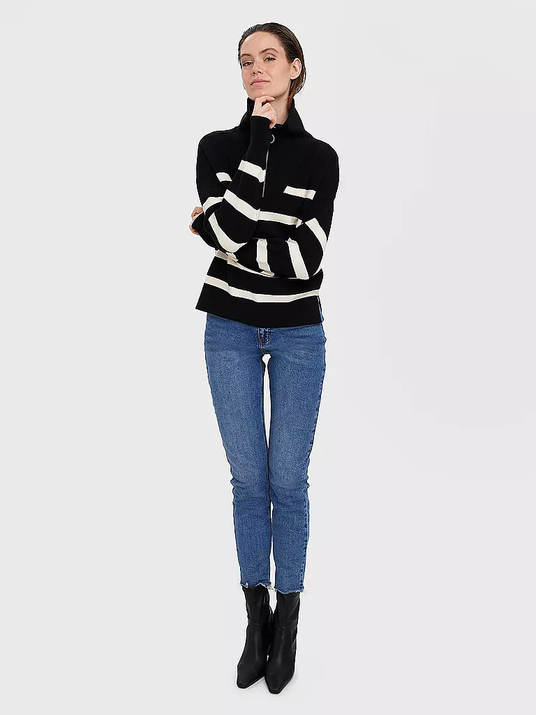 VERO MODA Pullover VMSABA schwarz