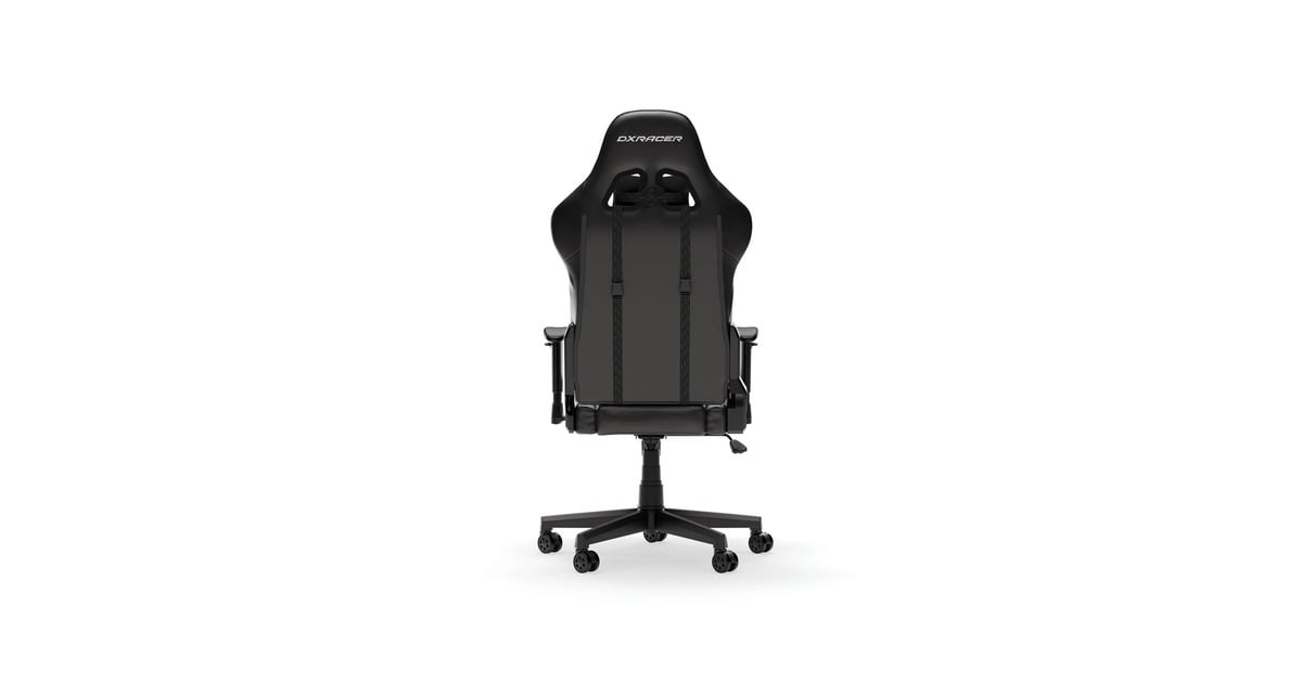 DXRacerPrince L Black PVC Leather gamestoel  (Zwart)