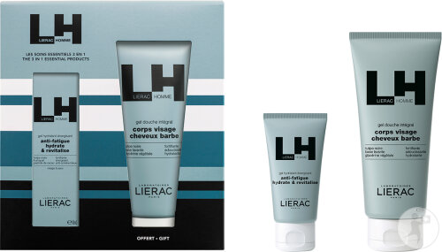 Lierac Coffret Homme Fête Des Pères Gel Hydratant Energisant 50ml + Gel Douche 200ml