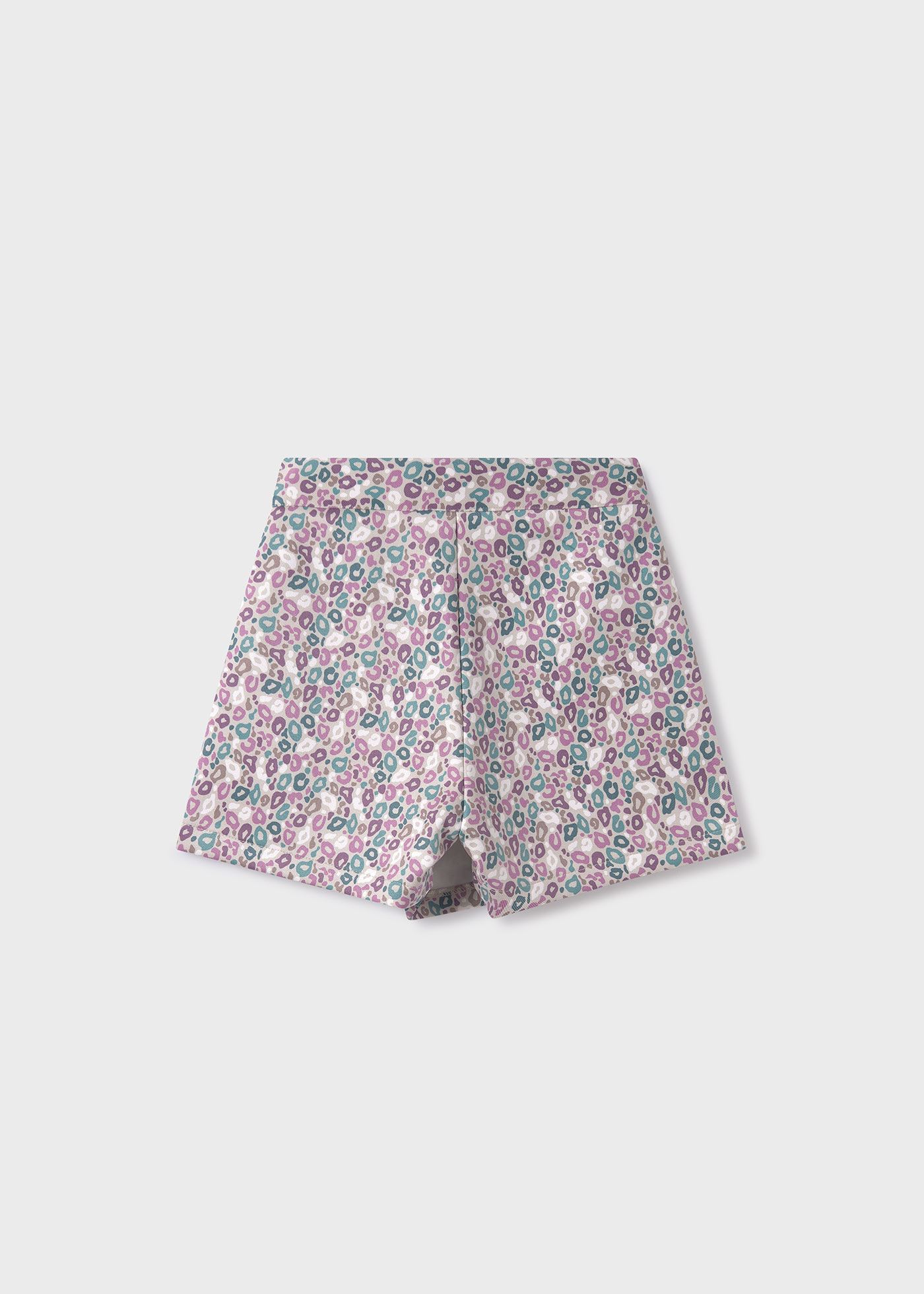 Calças-saia estampadas para meninas