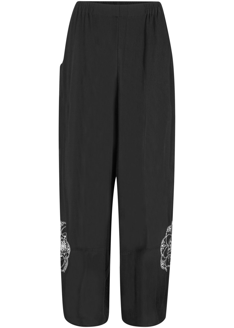 Pantalon extra large à imprimé latéral avec taille confortable