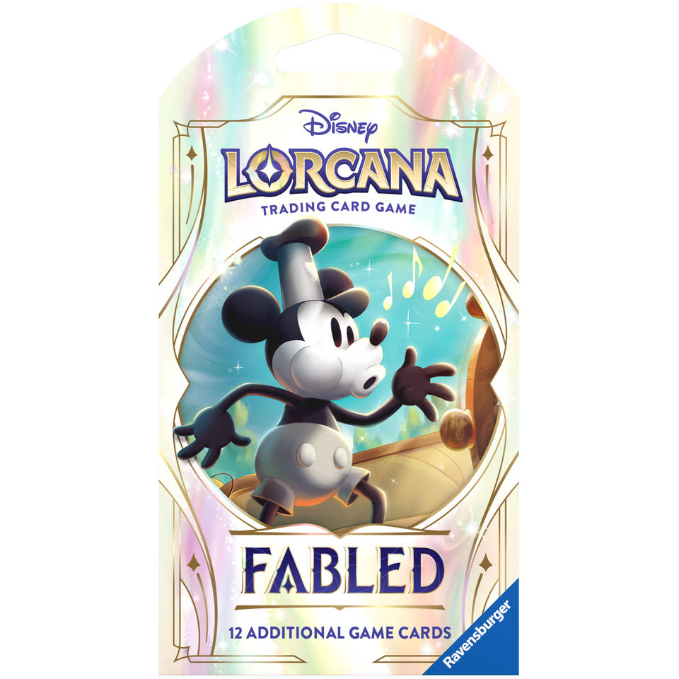 Disney Lorcana TCG Fabled sleeved booster
