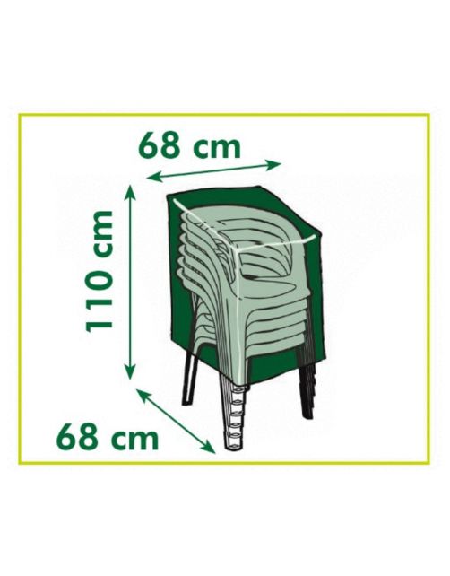 Nature Hoes Voor Stoelen - Tuinmeubelen - 110x68x68 cm Grijs