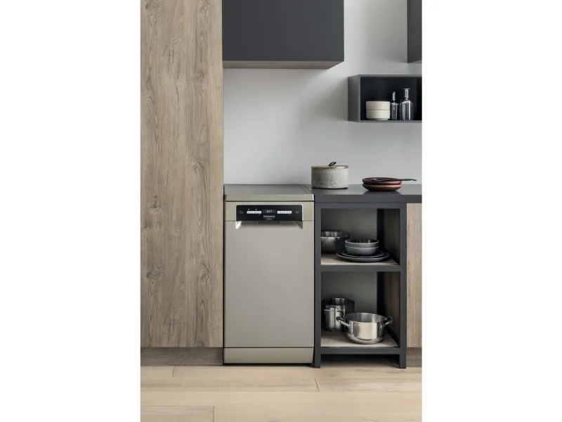 Hotpoint-Ariston HSFO 3T223 WC X - Opvaskemaskine - Rustfrit stål