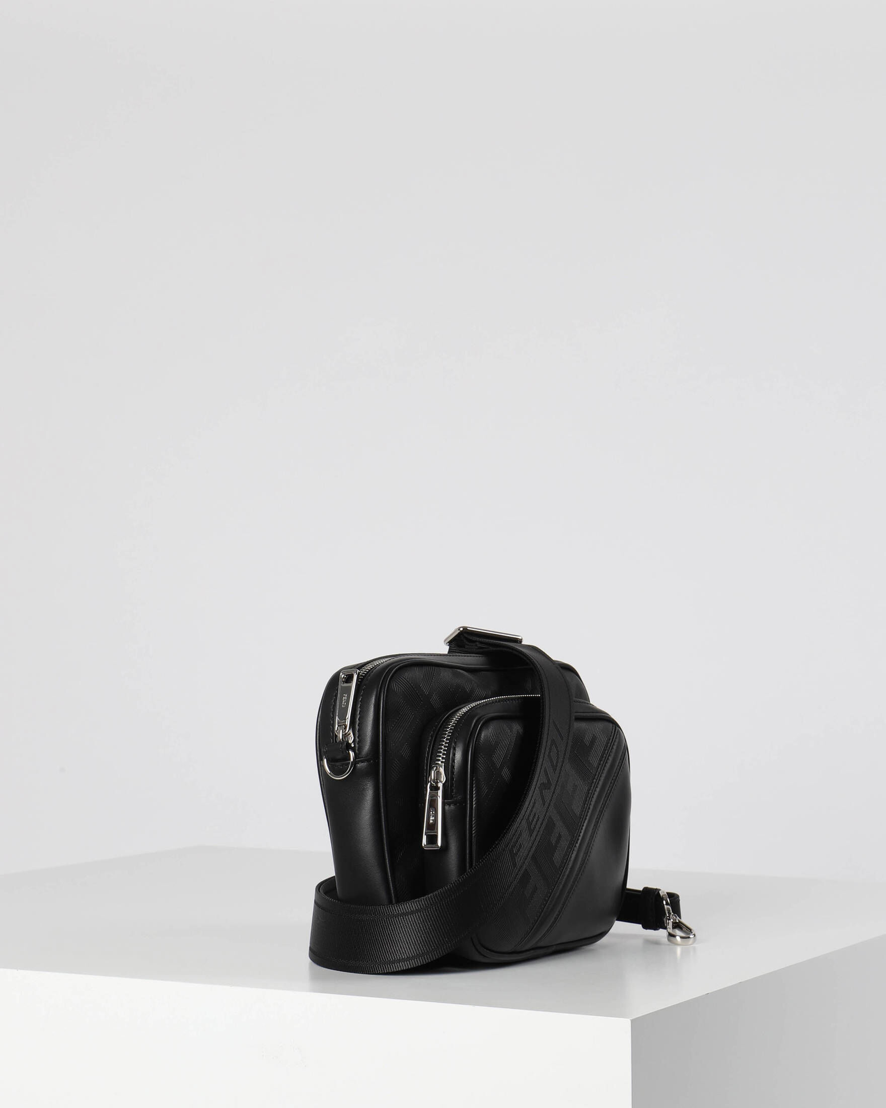 Fendi| Herren Umhängetasche CAMERA CASE DUO SHADOW DIAGONAL Leder