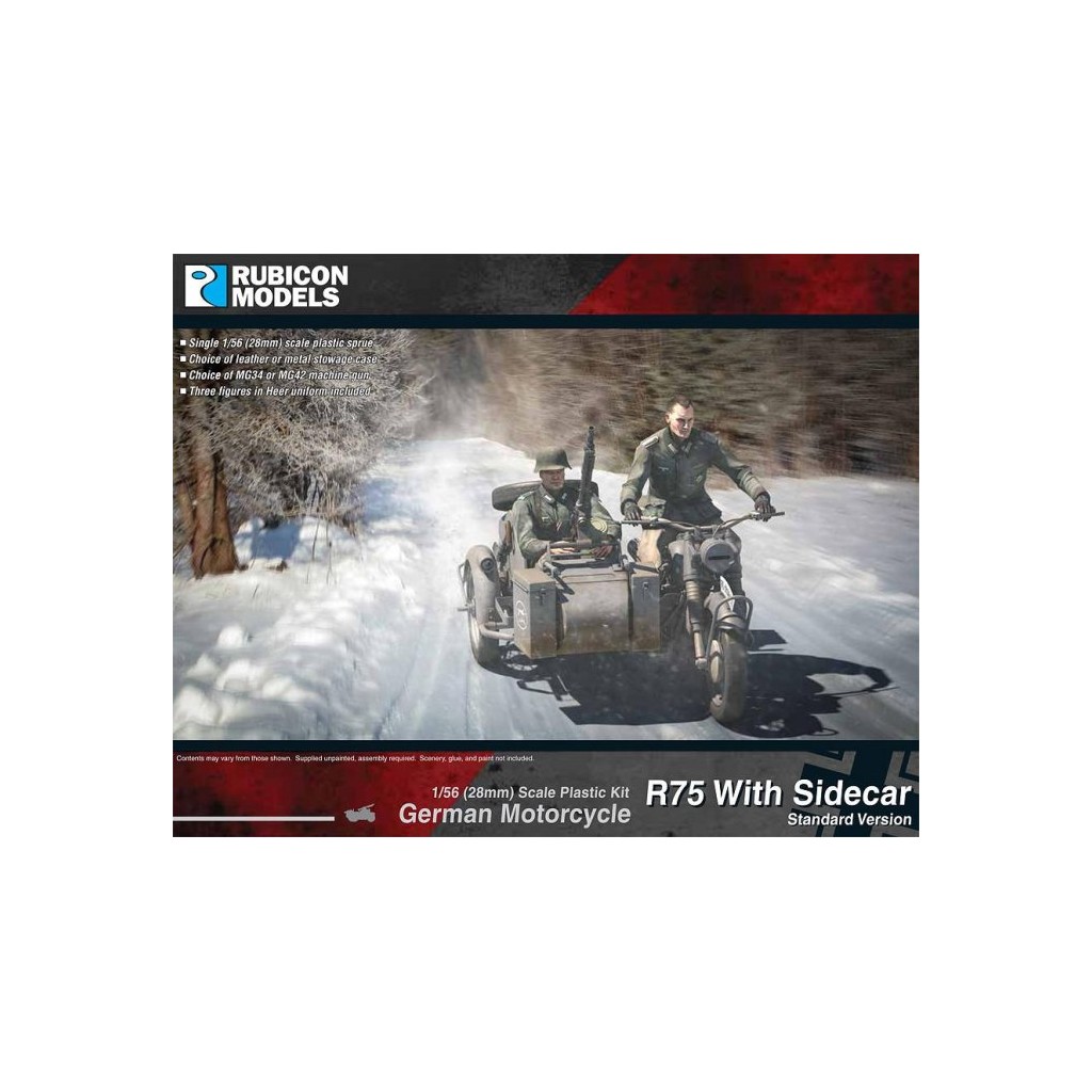 German Motorcycle R75 with Sidecar (Europe)