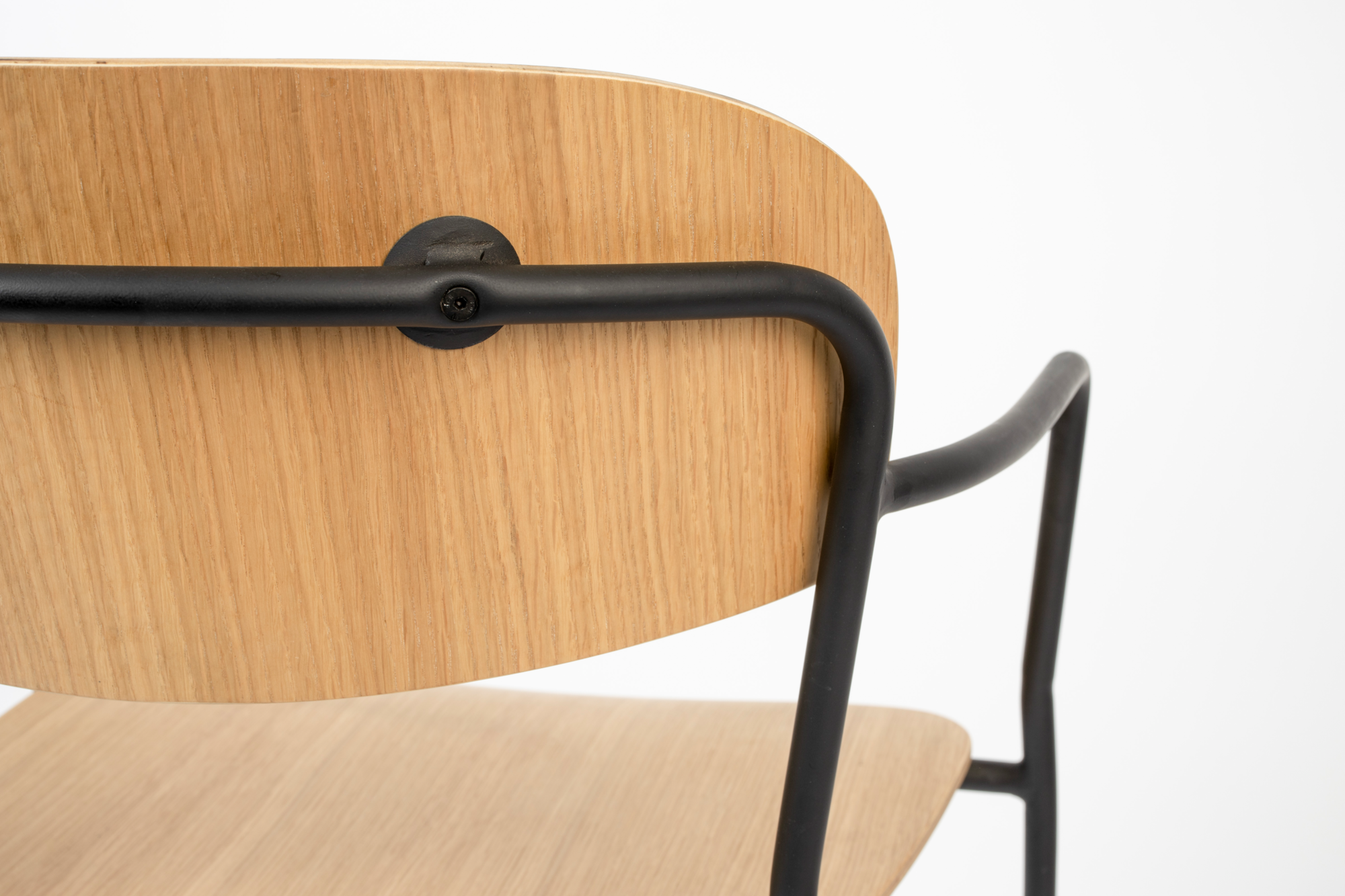 Rein Living armstoel Jolien zwart/naturel