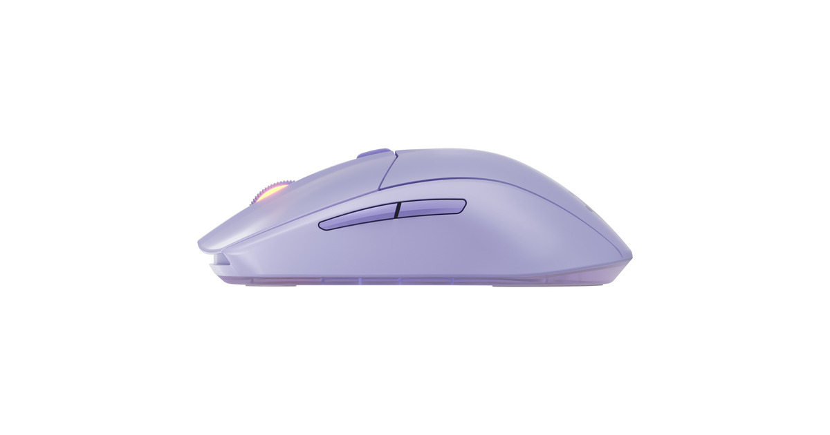 SteelSeriesRival 3 Wireless Gen 2 gaming muis  (Lavendel, 18.000 dpi, RGB, 2.4GHz / Bluetooth 5.0)