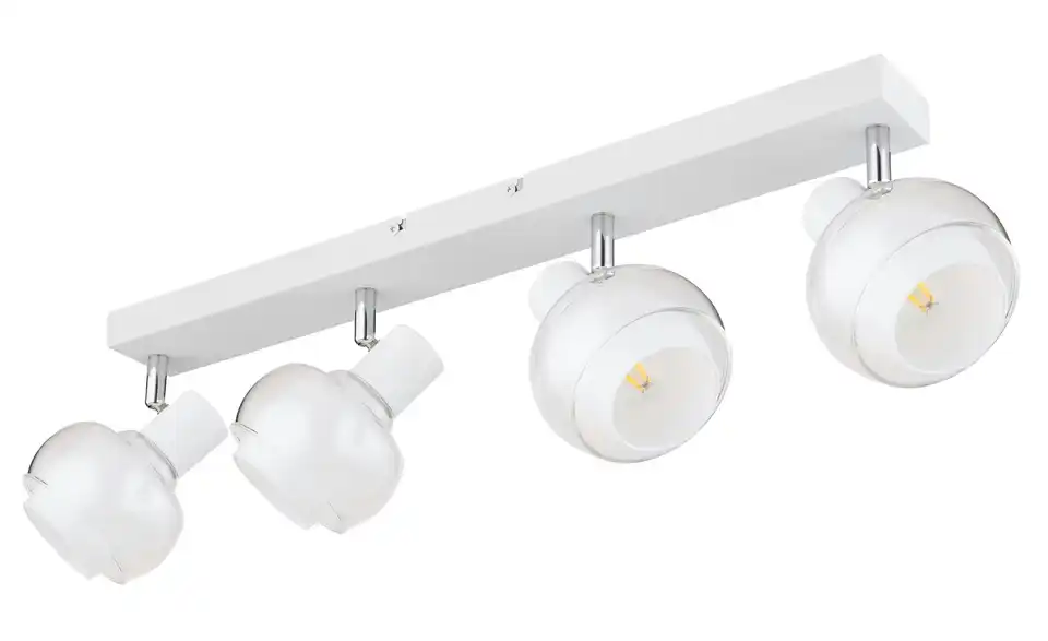 Strahler 4-flammig 56 cm Weiß