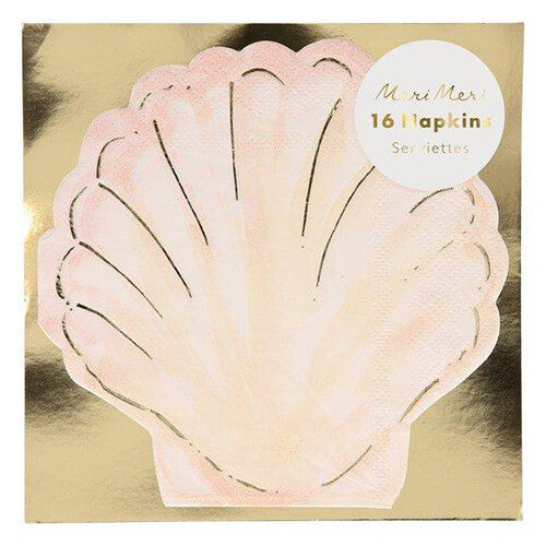 Meri meri servetten schelp – 16st