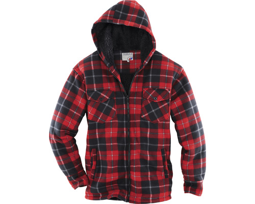 TERRAX thermoshirt, zwart/rood, maat S