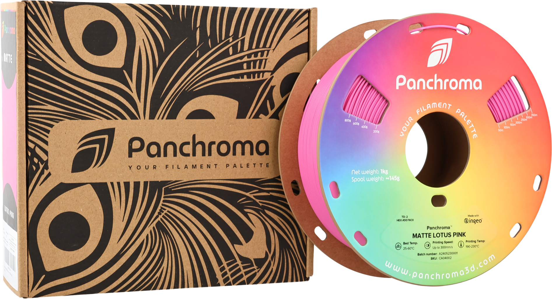 Polymaker  Panchroma™ PLA Matte Lotus Pink, 1,75 mm / 1000 g    Matte Eleganz in Lotus Pink