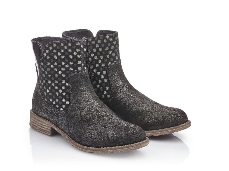 Rieker 74792 Schwarz/schwarz/schwarz/royal-