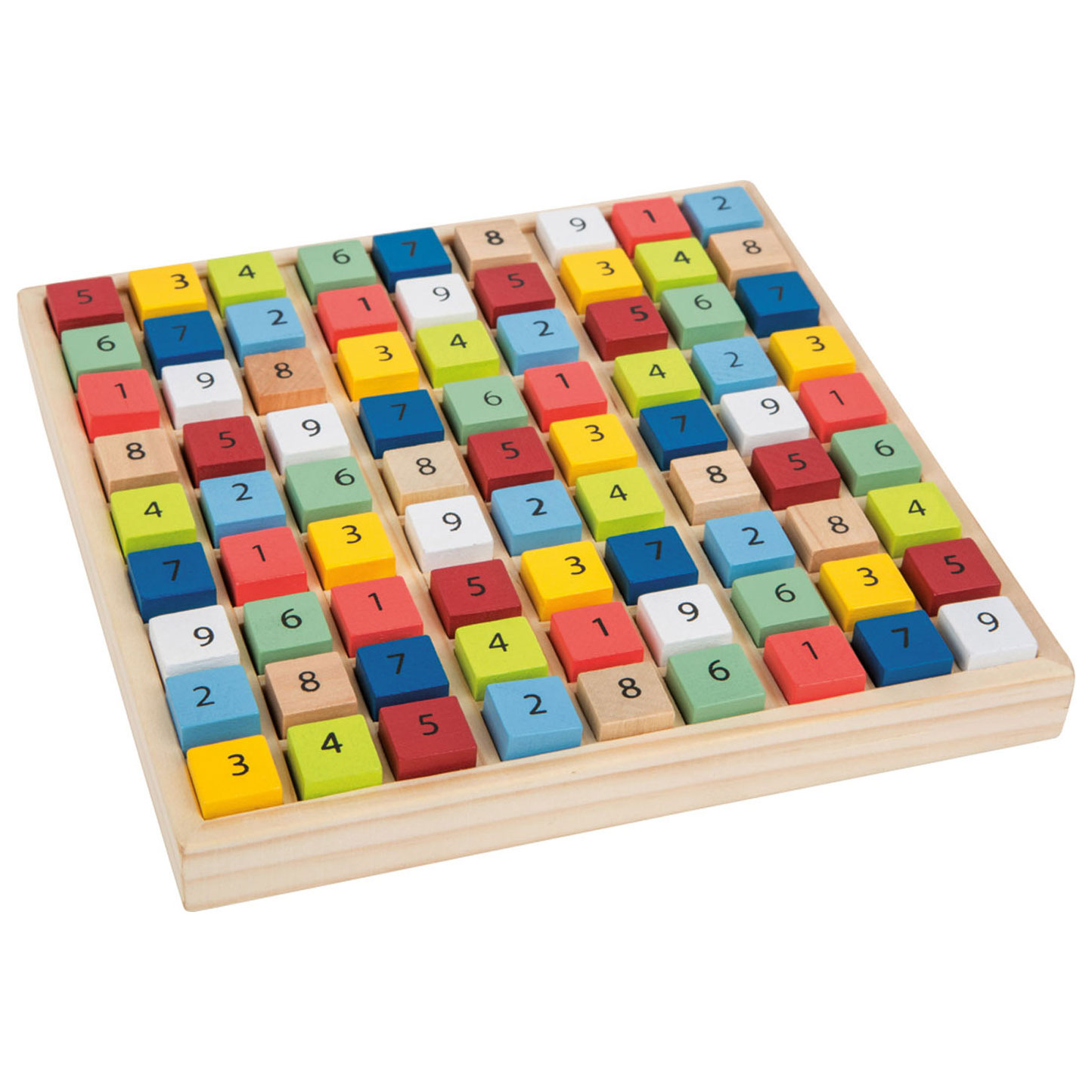 Small Foot-Houten Sudoku Spel Kleur, 82dlg.