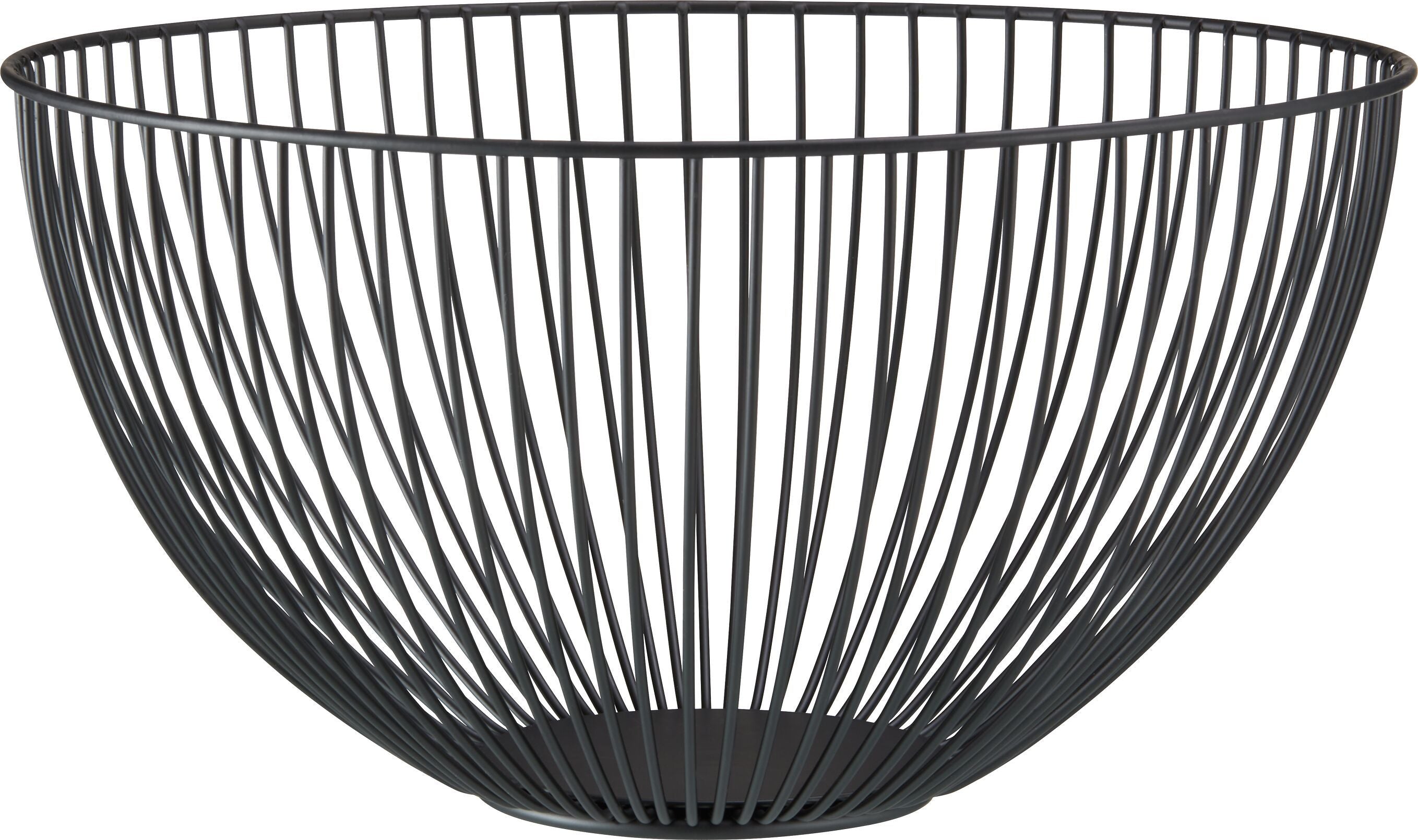 CESINA Früchtekorb - Schwarz / H: 16.5 cm