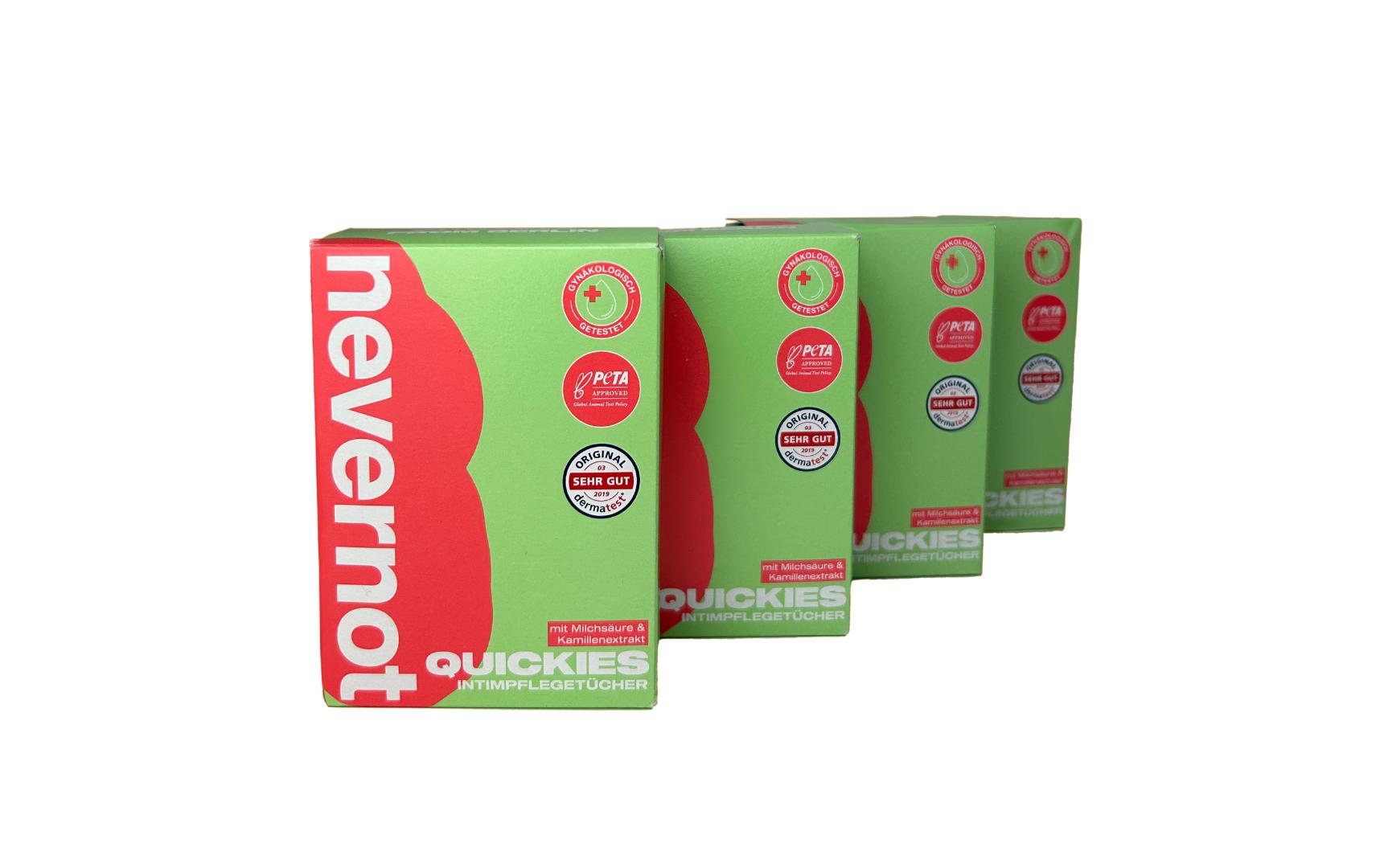 Intimpflege Quickies Intimate Wipes 7 StückHochwertige Intimpflegetücher aus medizinischem Silikon