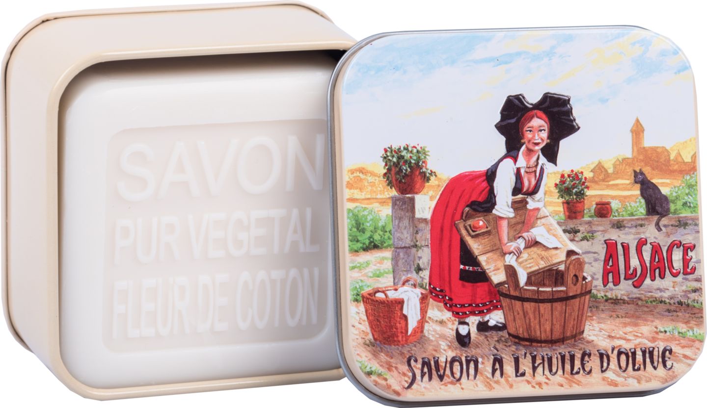 La Savonnerie de Nyons - Metallbox mit Seife - Wäscherin