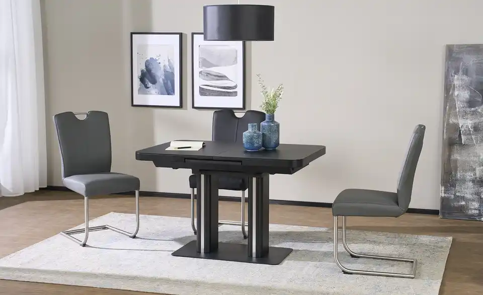 Esstisch Tizian Schwarz 120 cm