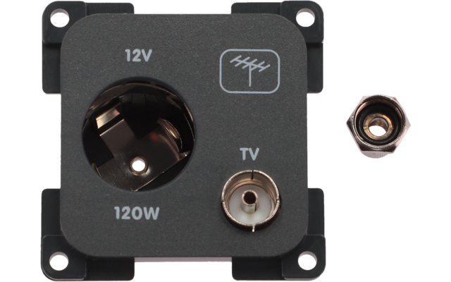 Inprojal System 10.000 Kombi Steckdose 12V mit TV
