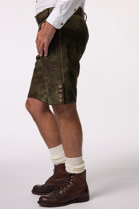 Trachtenhose, Tracht, Ziegenleder, traditionelle Stickereien, Gratis Ledergürtel