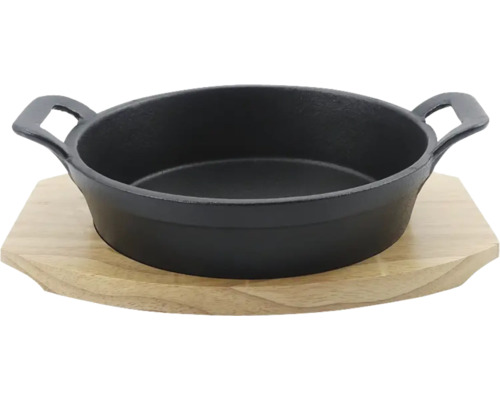 Tenneker® ronde gietijzeren grillpan
