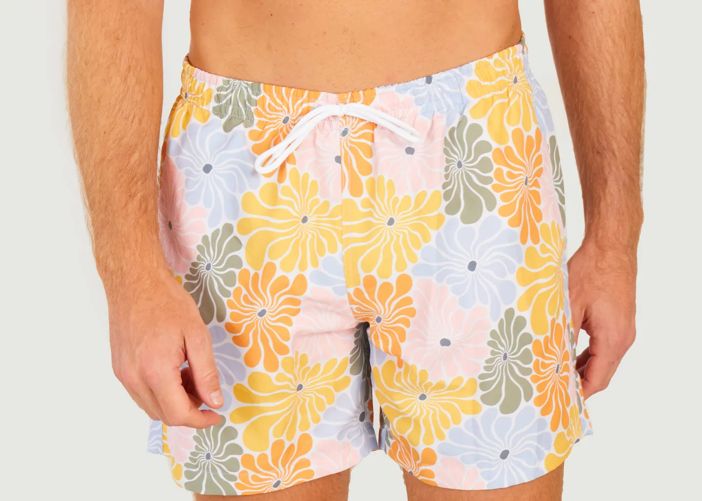 Short de bain imprimé Flores Olow
