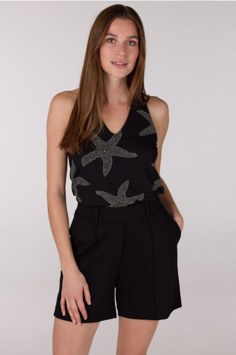 Juffrouw Jansen zwarte dames top