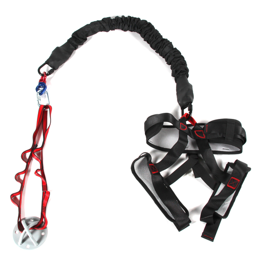 Cinto de resistência elástica para fitness em nylon + suporte Xmount