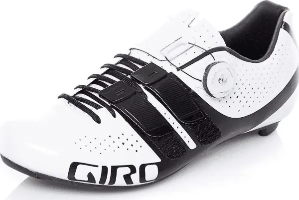 Giro Factor Techlace, Hanstik, Voksen, Cykling, Sort, Hvid, Snørrelukning, Mikrofiber