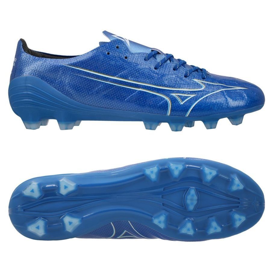 Mizuno Alpha Pro FG/AG Mugen - Bleu/Blanc/Doré