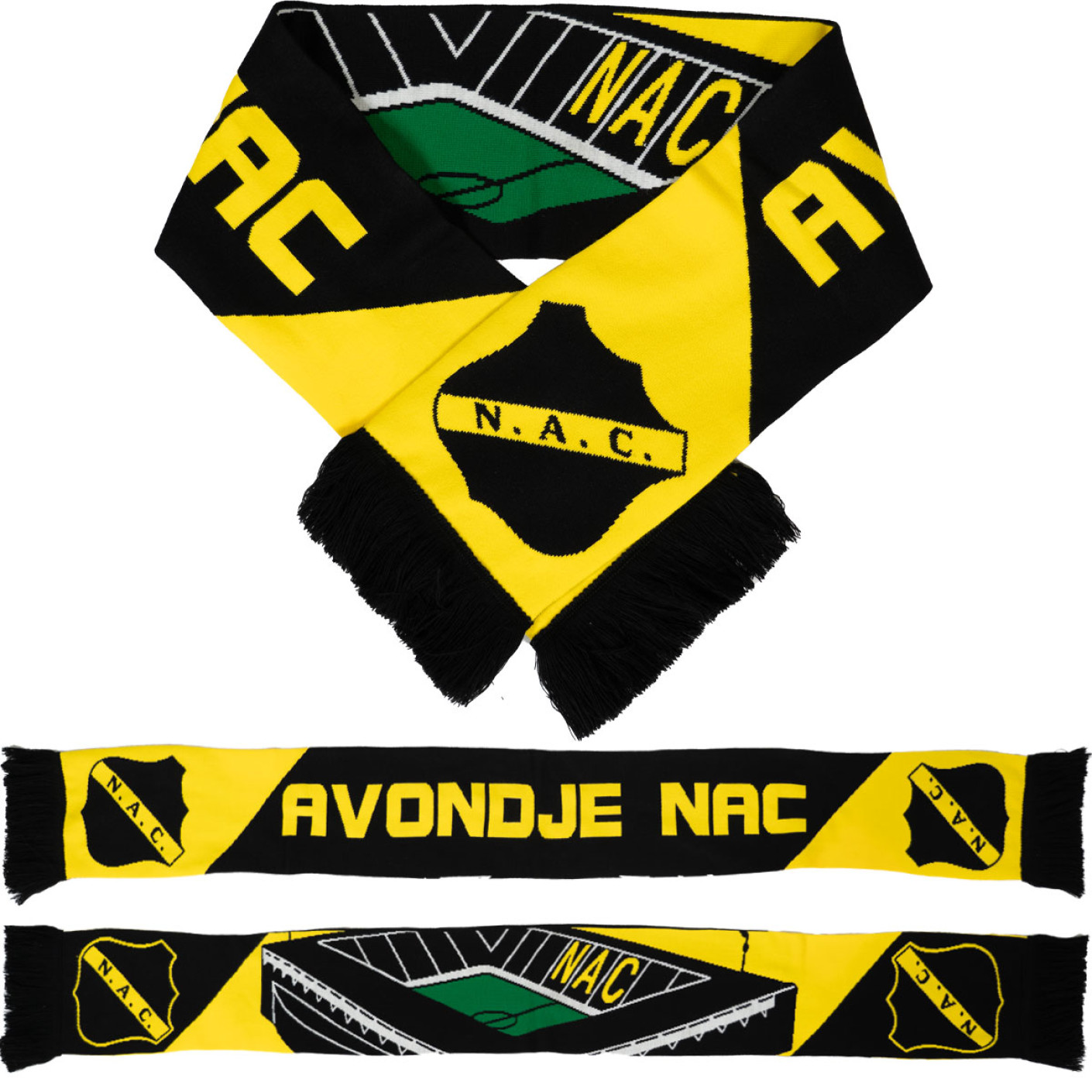 NAC Breda Stadion Sjaal Geel Zwart