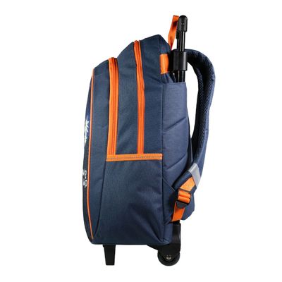 Sac à dos à roulettes Vorax Dinosaure - 2 compartiments - bleu - Bagtrotter