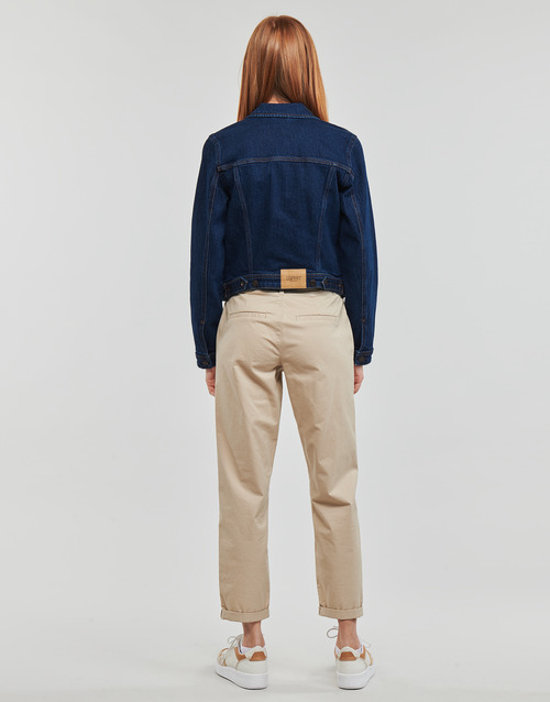 Esprit - TRUCKER JACKET - Bleu