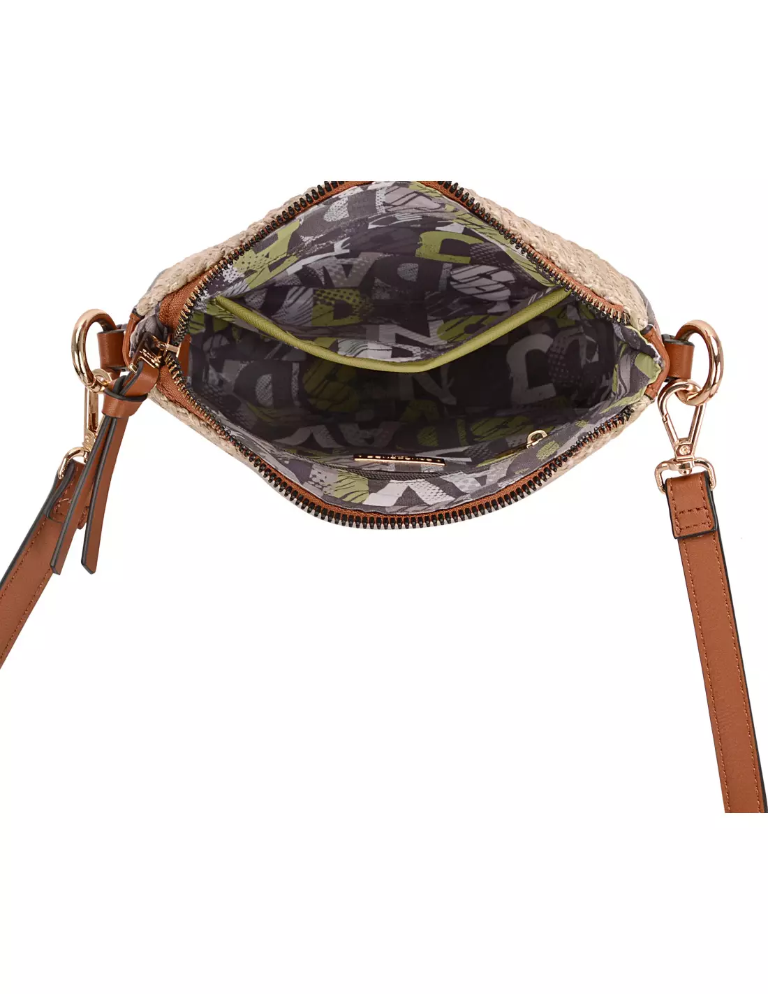 DAVID JONES 7051-2 - Sacs & maroquinerie Cognac