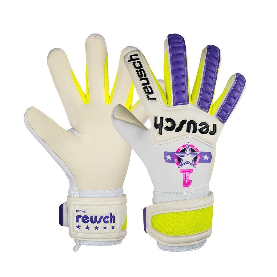 Reusch Gants de Gardien Legacy Pro Am Gold X - Blanc/Violet