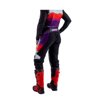 Pantalon cross Leatt 4.5 FEMME 2025 - Rouge / Bleu