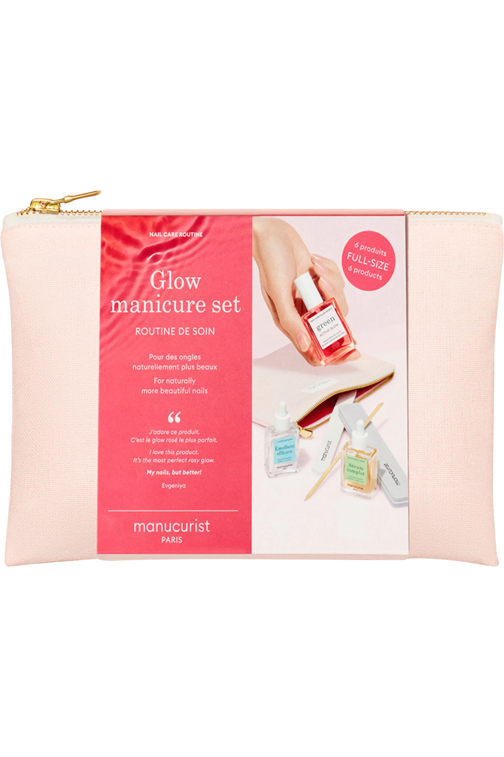 Manucurist Kit routine soins des ongles Glow Manucure Set-250 g