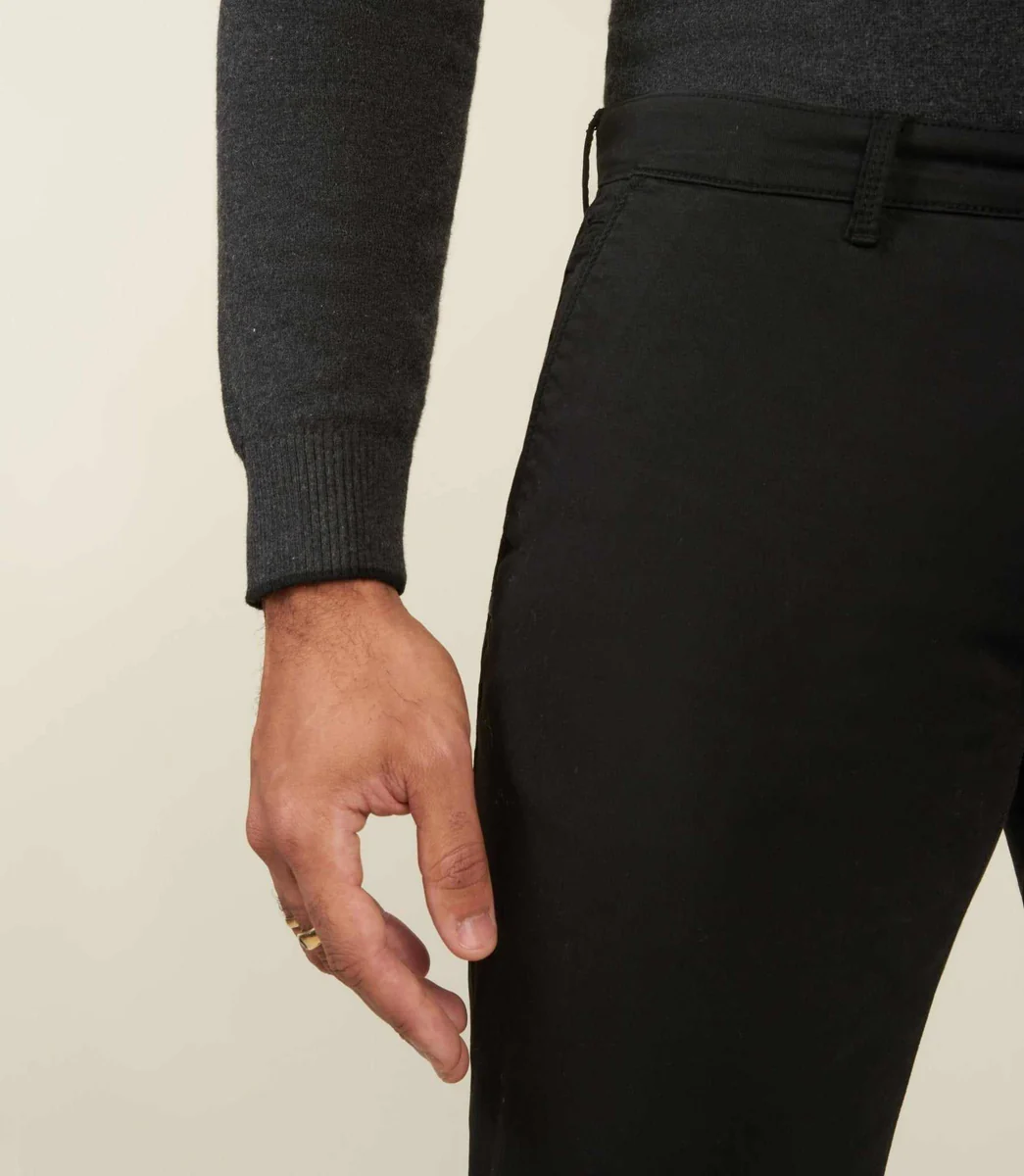 Pantalon chino noir VALORBT