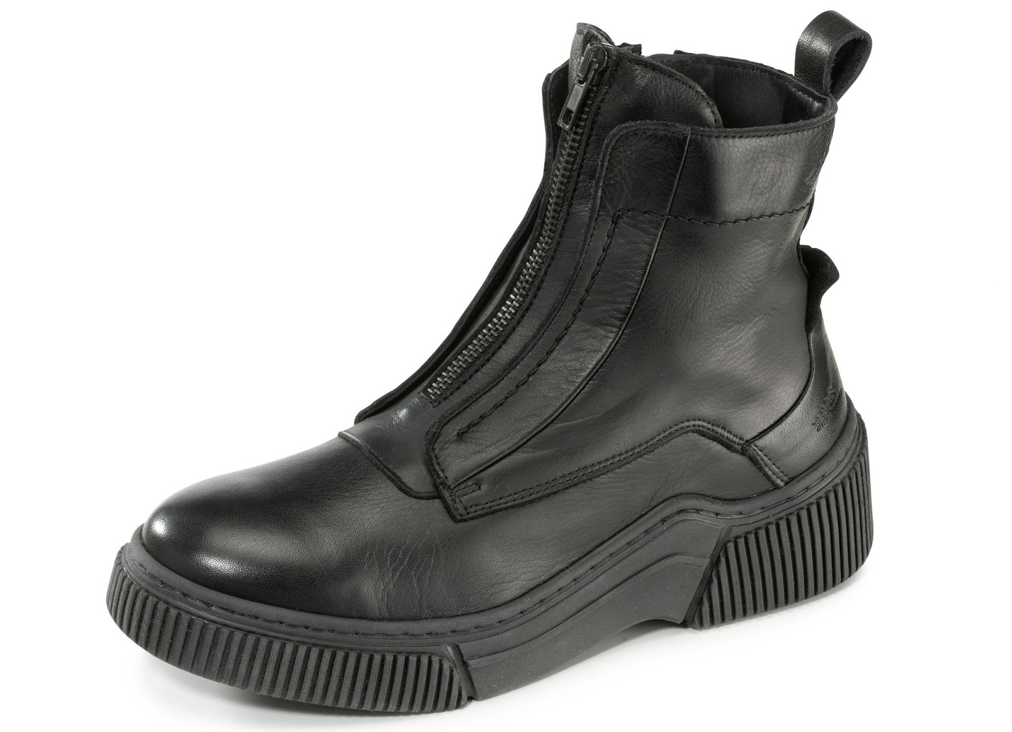 Libelle Bootie aus Nappaleder mit Zier-Reißverschluss