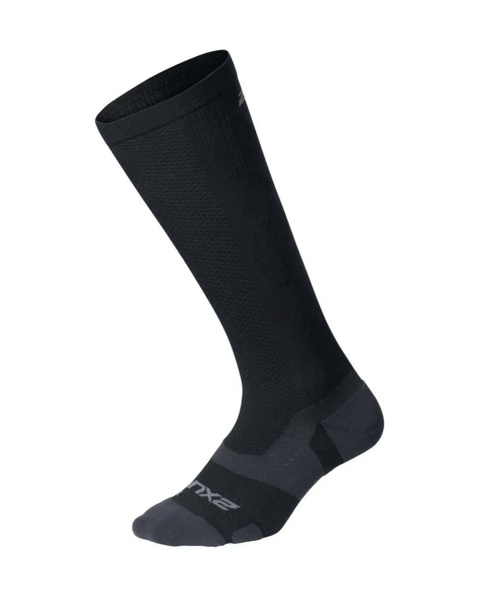 2XU VECTR Light Cushion Full Length Socks Black/Titanium