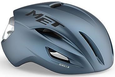 Met - Manta MIPS - Racehelm - Zilver Blauw - Polycarbonaat - Aerodynamisch