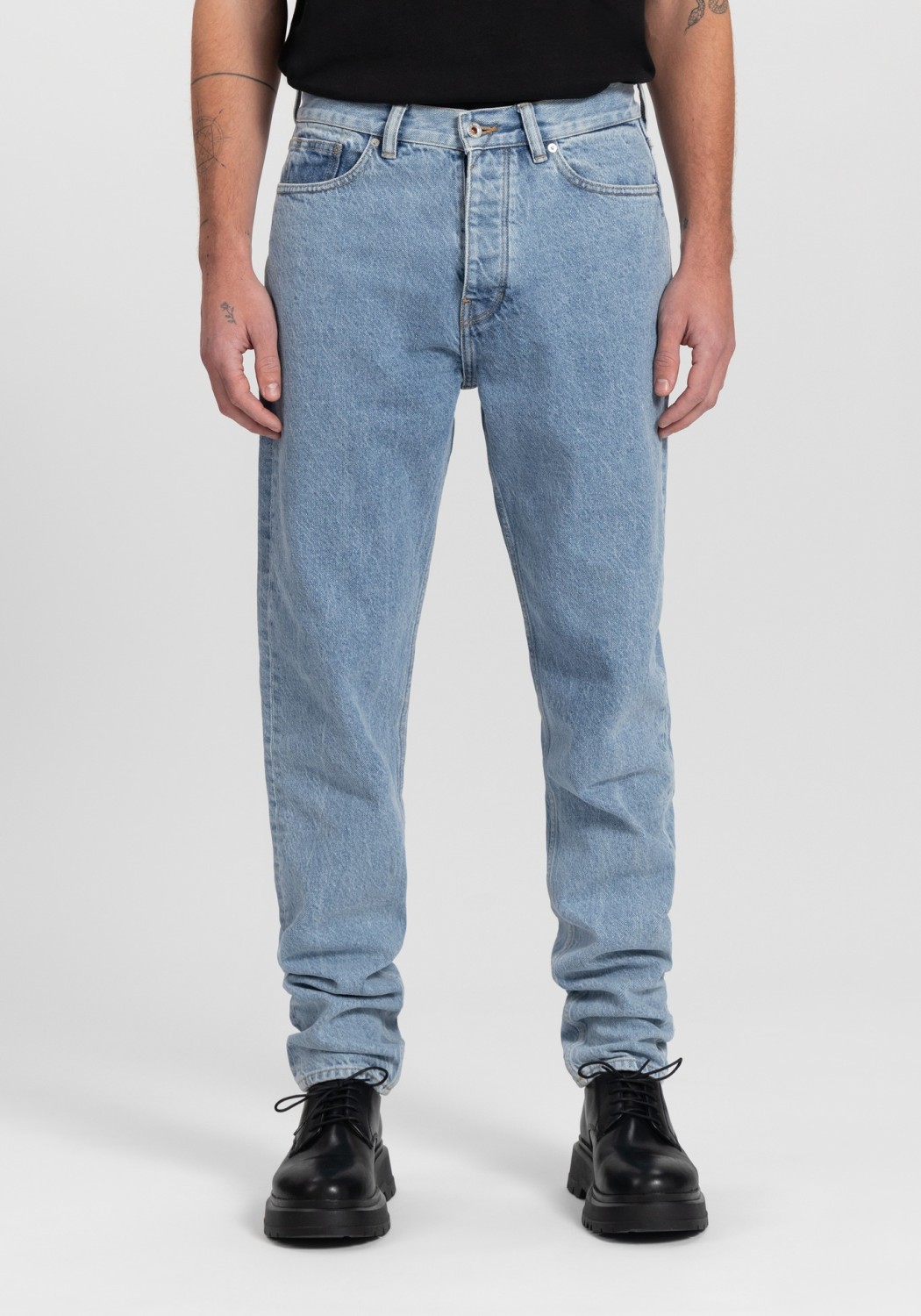 Kuyichi Herren-Jeans Lenny Loose Heritage Blue
