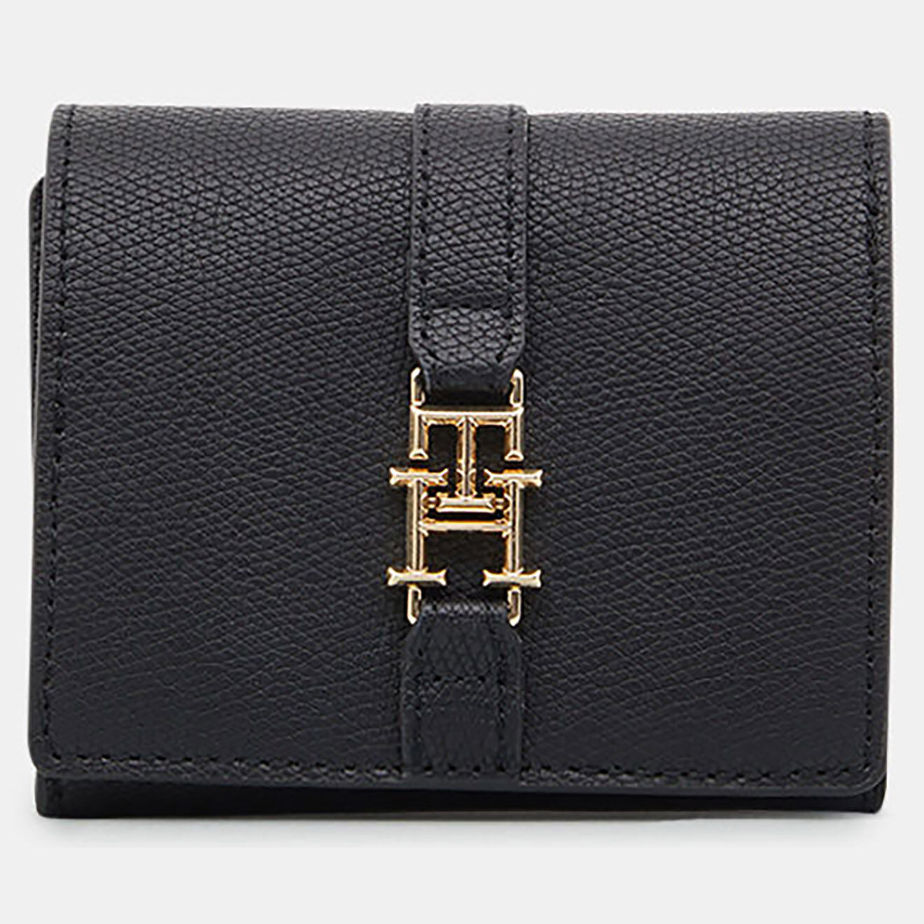 Tommy Hilfiger Portefeuille Plush noir - 11x9 cm