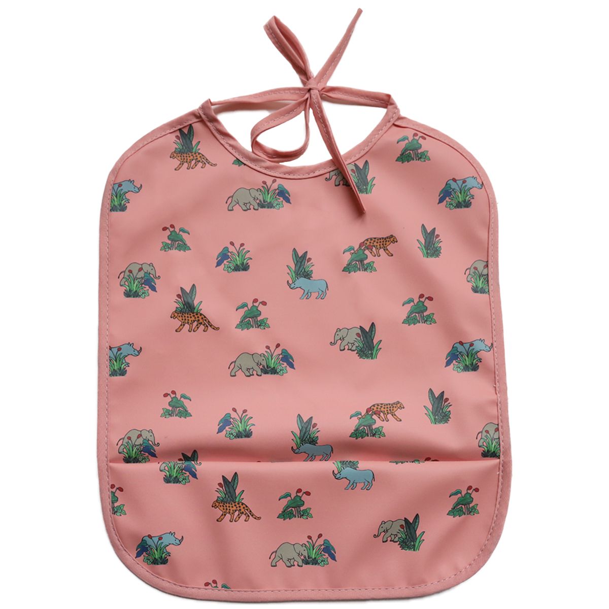 Bavoir imperméable rose savane Petit toi