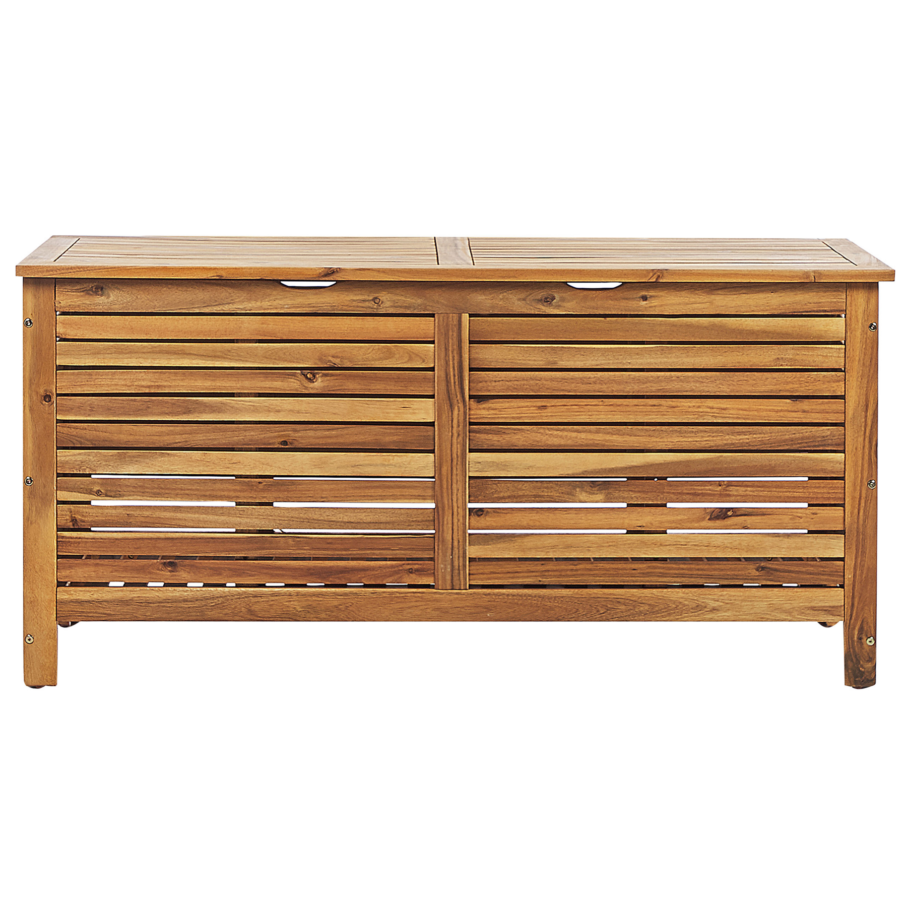 Beliani - RIVIERA - Kussenbox - Lichtbruin - 130 cm - Acaciahout