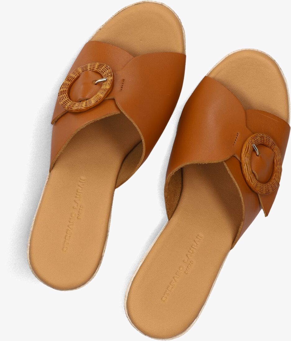 bruine stefano lauran sandalen met hak 2503