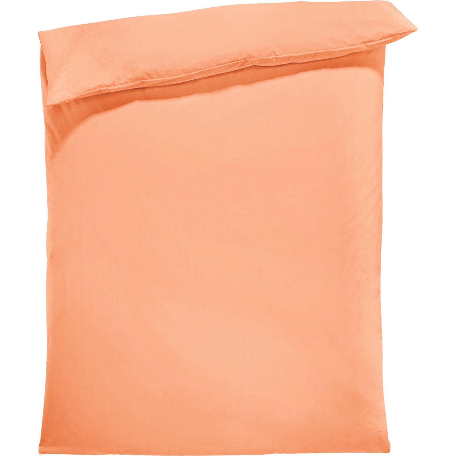 Bettwäsche Tencel Satin unifarben lachs 200x210 Duvet Französisch