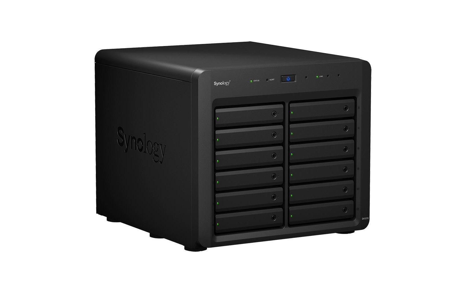 NAS-Erweiterungsgehäuse DX1215II 12-bay<br>DiskStation-Expansionseinheit mit zwölf HDD-Einschüben